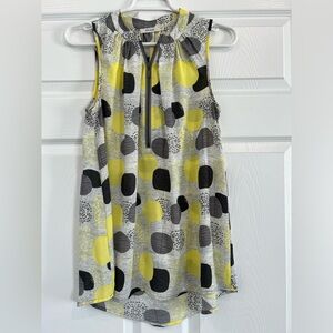 Stylish Yellow and Gray women’s tank top